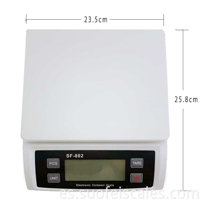 sf802 30kg kitchen digital postal weighing mail scale